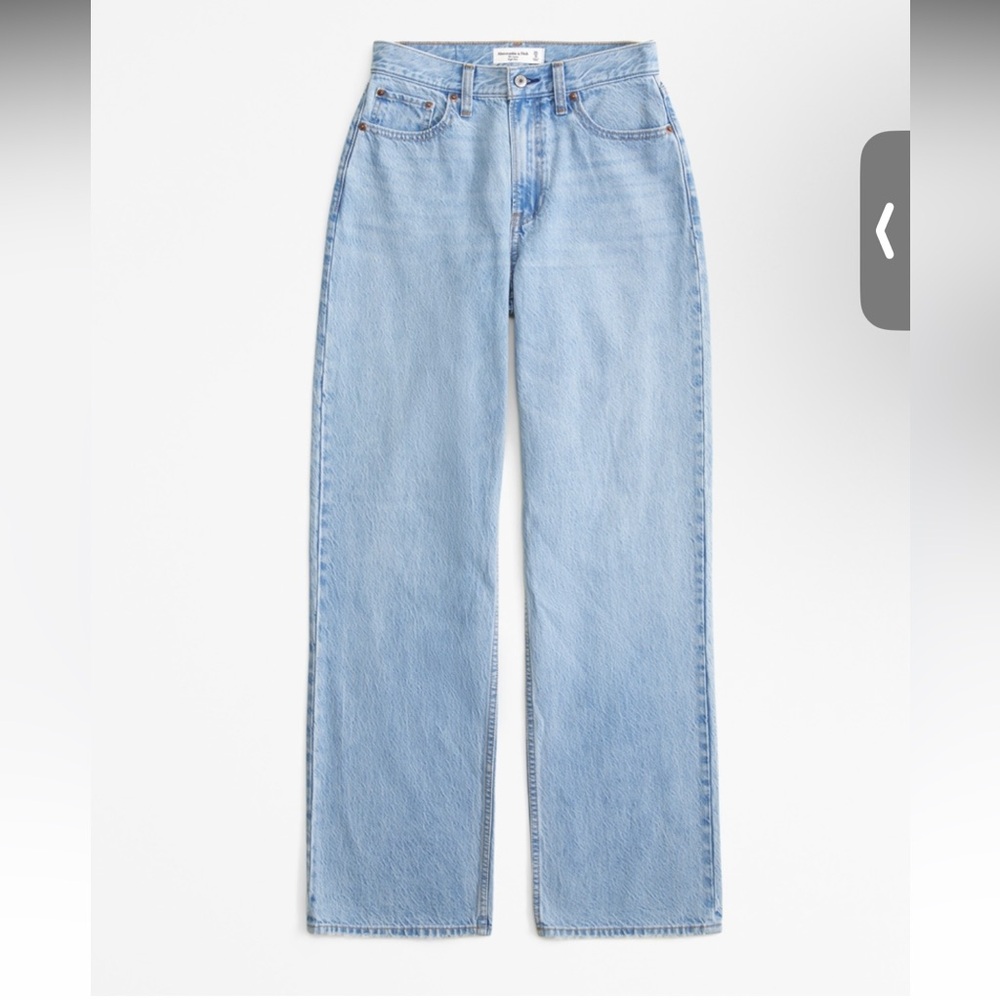 NWT Abercrombie 32S High Rise Loose Jeans